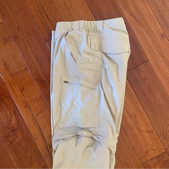 Columbia Men's Silver Ridge Utility Convertible Hike Pant Size 40 x 34 Tan Khaki - Picture 7 of 13
